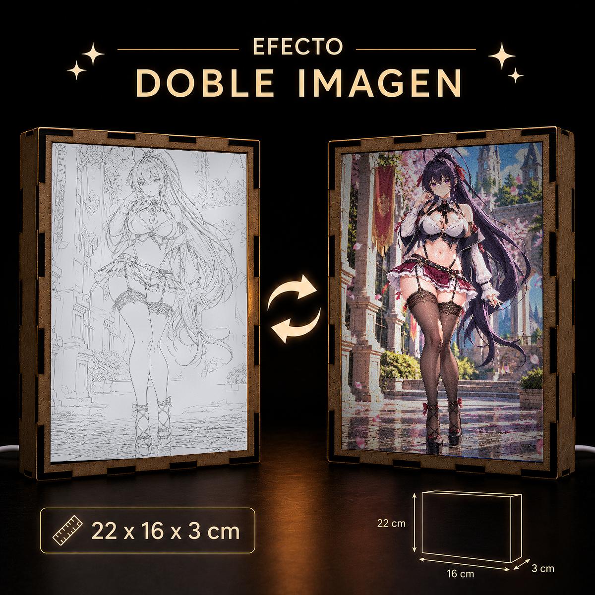 Lámpara LED Akeno Himejima High School DxD Jardín del Castillo - producto AnimeWaifu