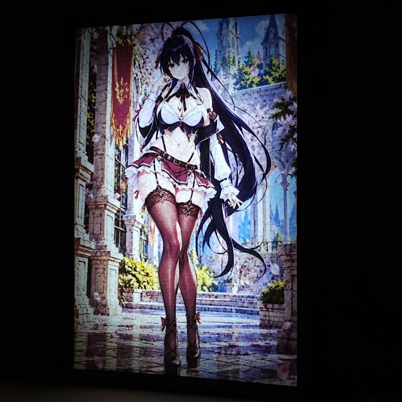Lámpara LED Akeno Himejima High School DxD Jardín del Castillo - lámpara encendida