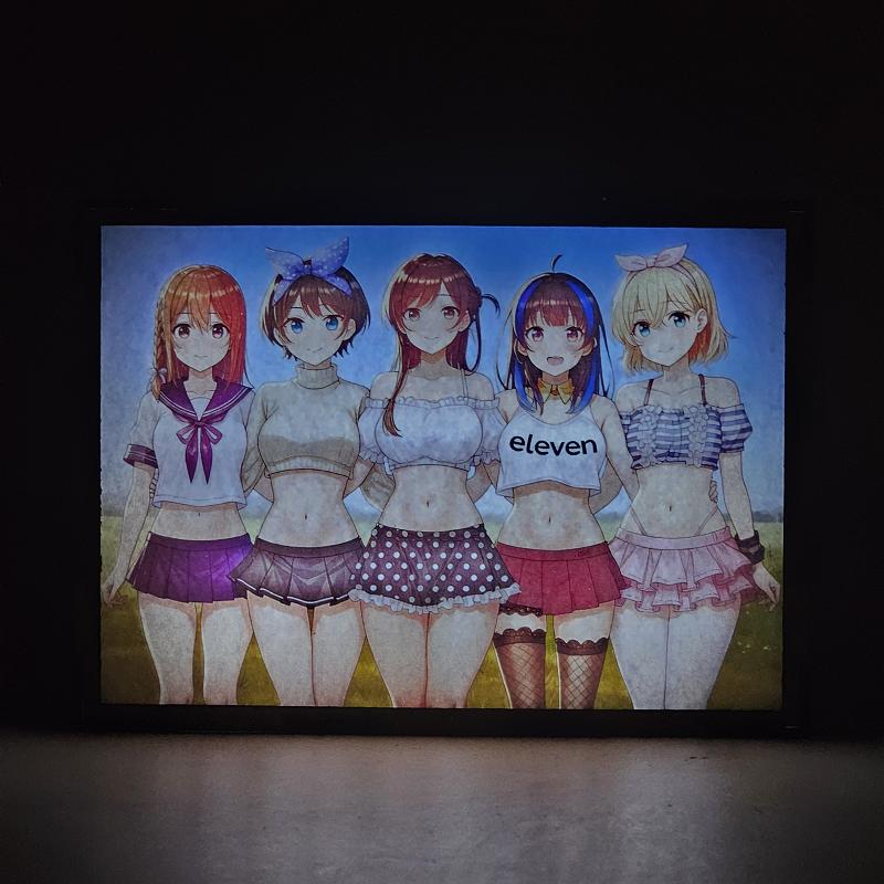 Lámpara LED Rent-A-Girlfriend - Chizuru, Mami, Ruka, Mini y Sumi Unidas - imagen de galería