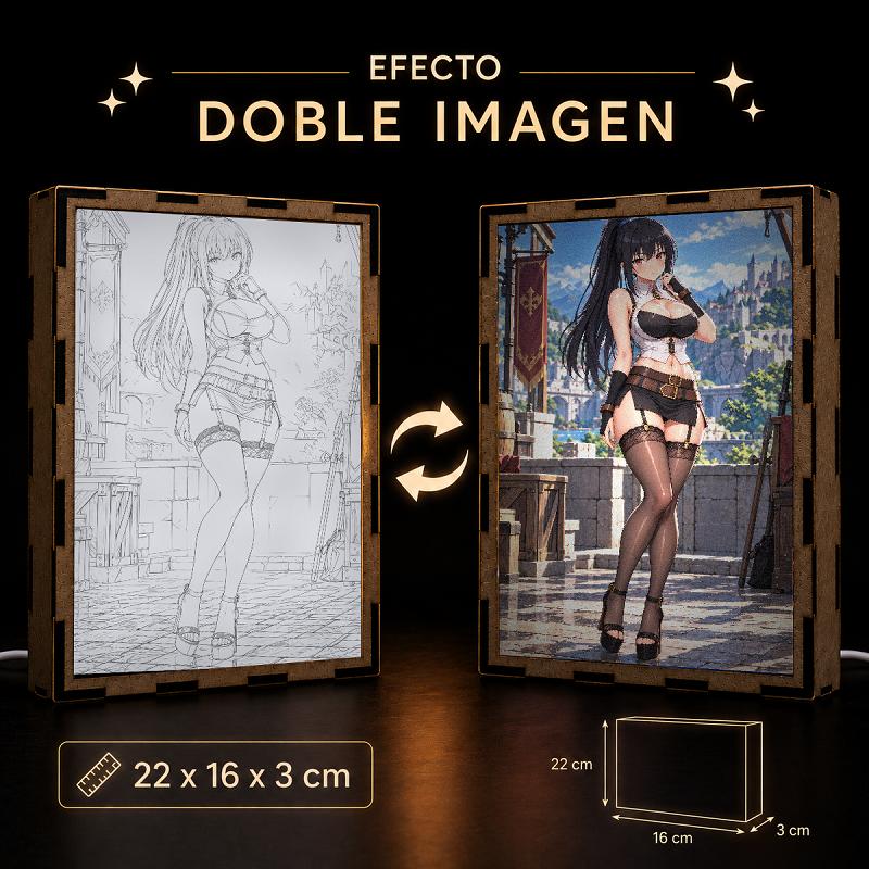 Lámpara LED Shizuku Yaegashi Arifureta – Ciudad del Castillo - producto AnimeWaifu