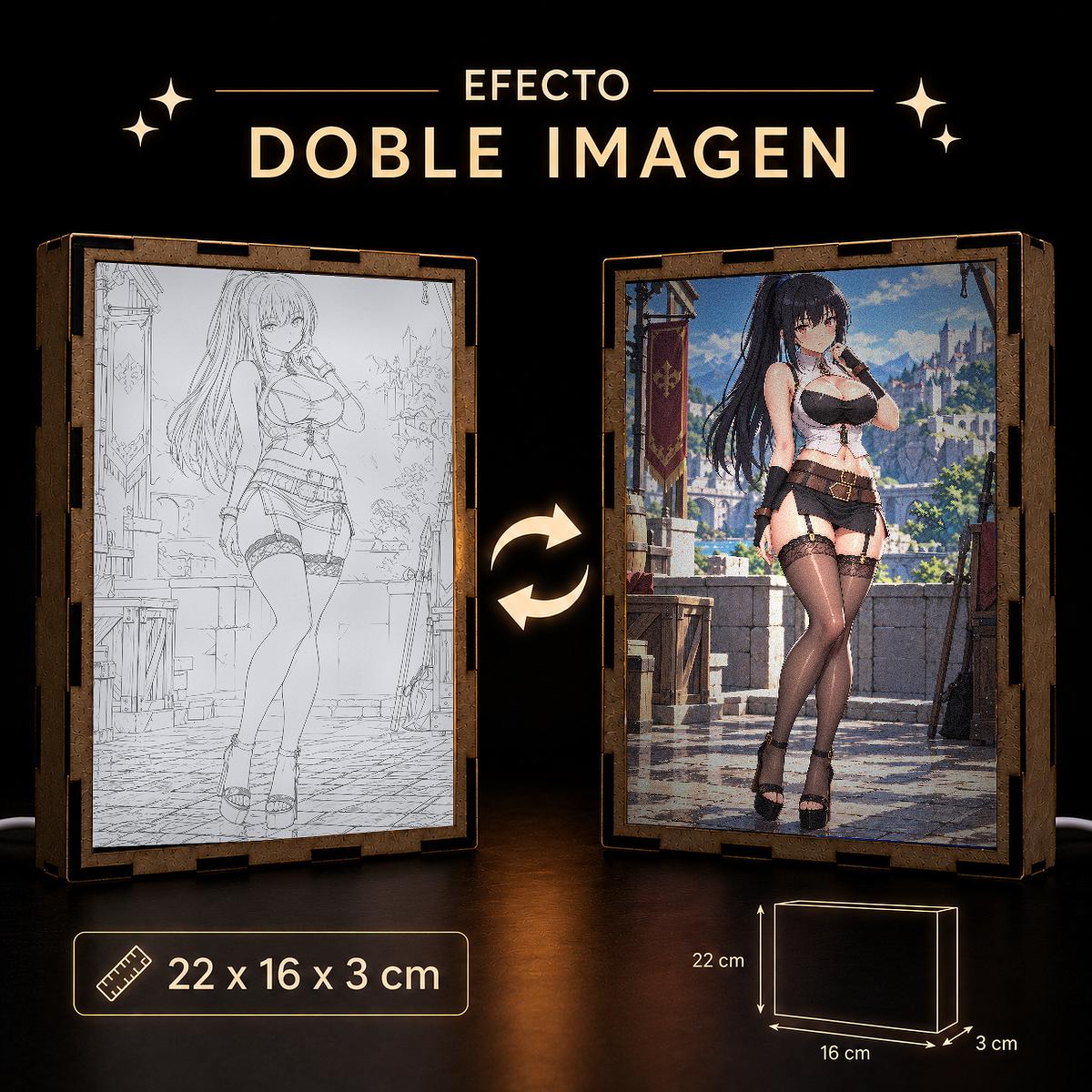 Lámpara LED Shizuku Yaegashi Arifureta – Ciudad del Castillo - producto AnimeWaifu