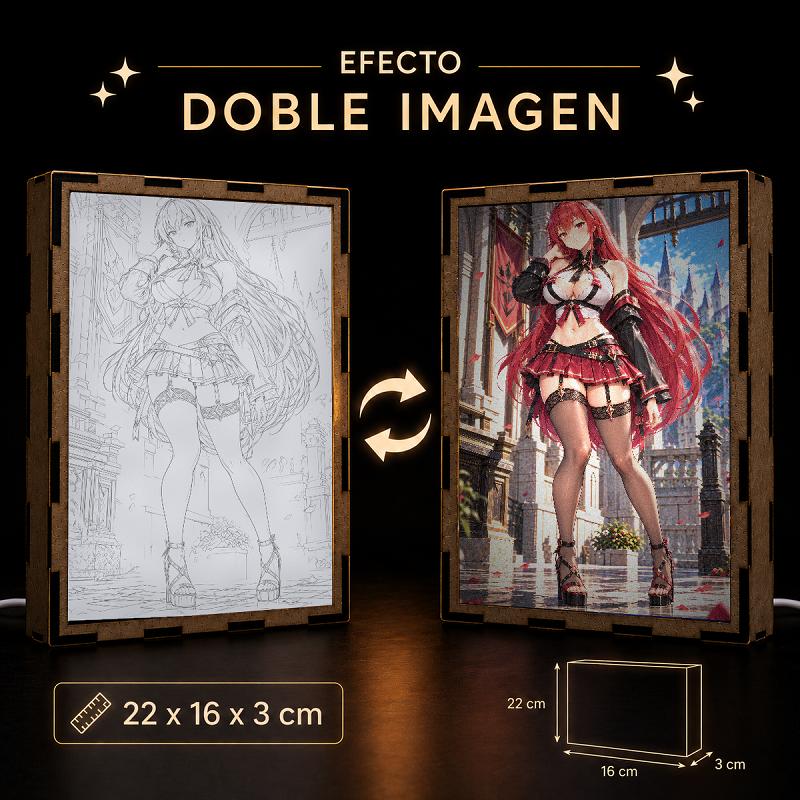 Lámpara LED Eris Boreas Greyrat - Mushoku Tensei - Castillo Carmesí - producto AnimeWaifu
