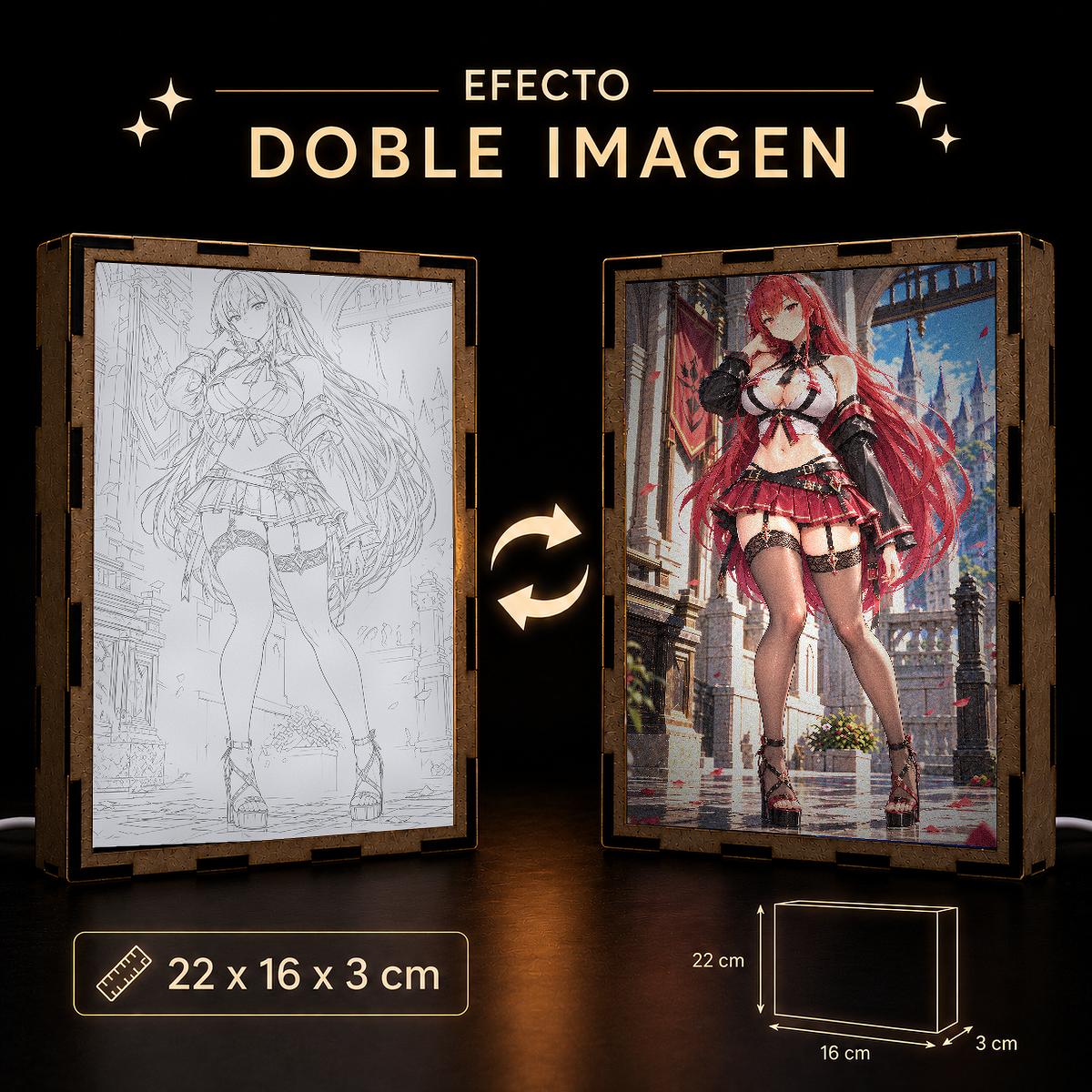 Lámpara LED Eris Boreas Greyrat - Mushoku Tensei - Castillo Carmesí - producto AnimeWaifu