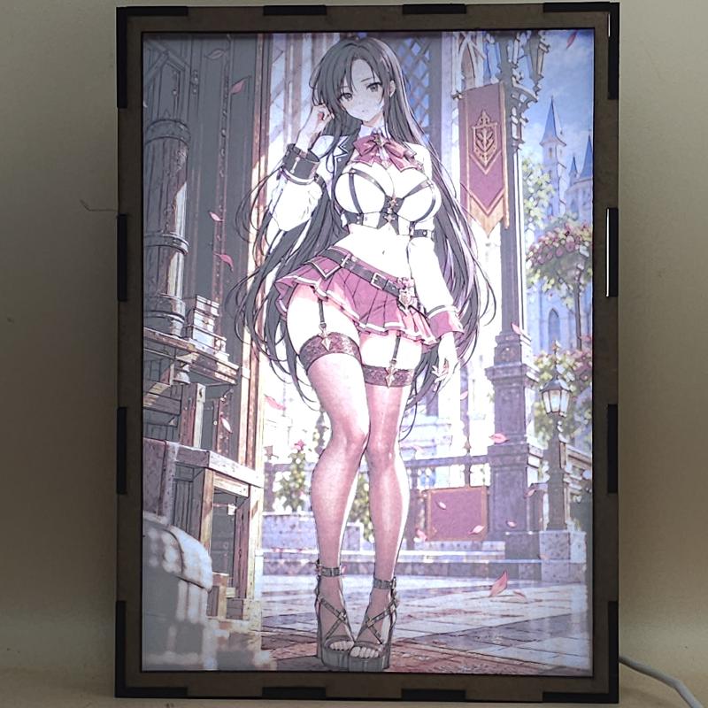 Lámpara Nanahoshi Shizuka - Mushoku Tensei - lámpara encendida con luz ambiente