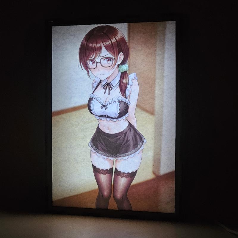 Lámpara LED Chizuru Mizuhara Maid Sonrojada - Rent-A-Girlfriend - imagen de galería