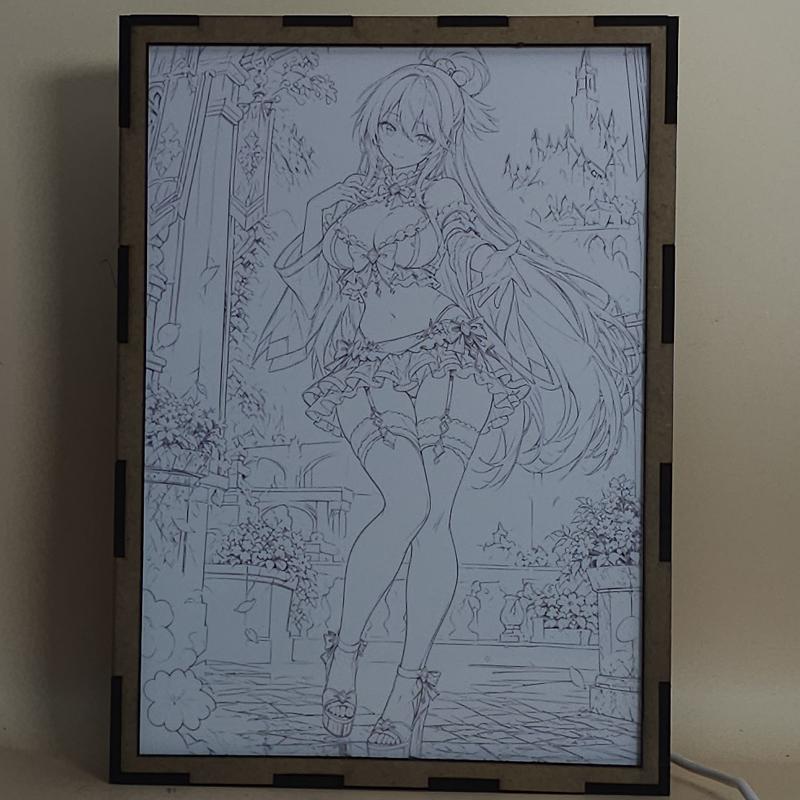 Lámpara LED Aqua - KonoSuba - Palacio Azul - lámpara apagada