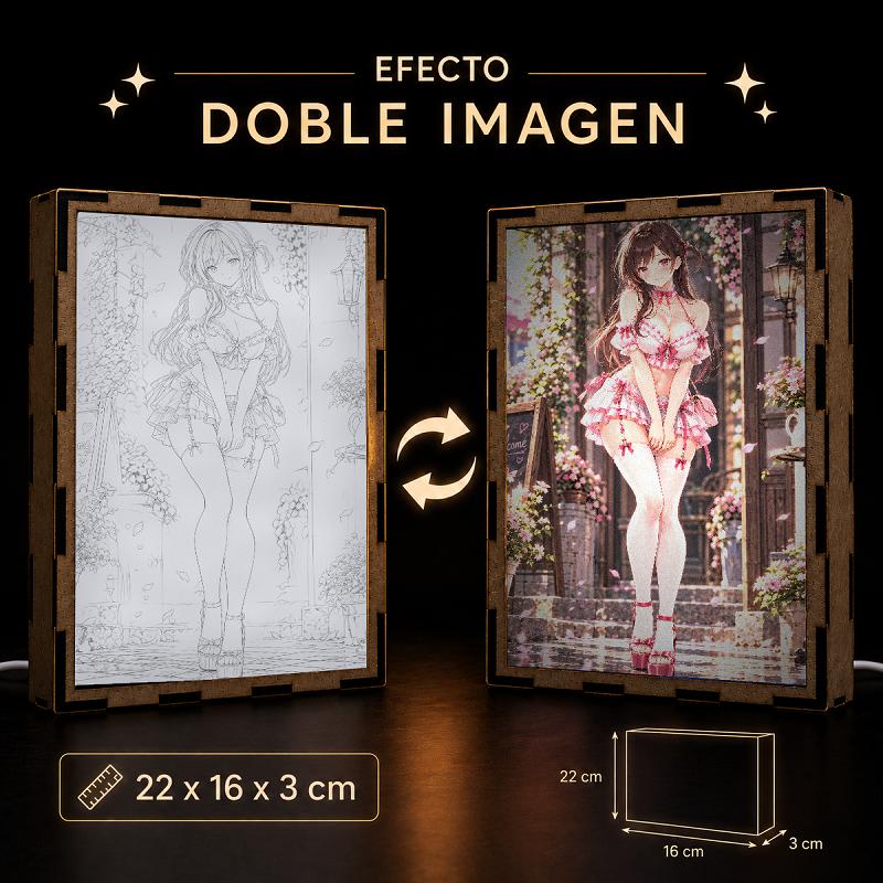 Lámpara LED Chizuru Ichinose - Rent-A-Girlfriend - Jardín Floral - producto AnimeWaifu