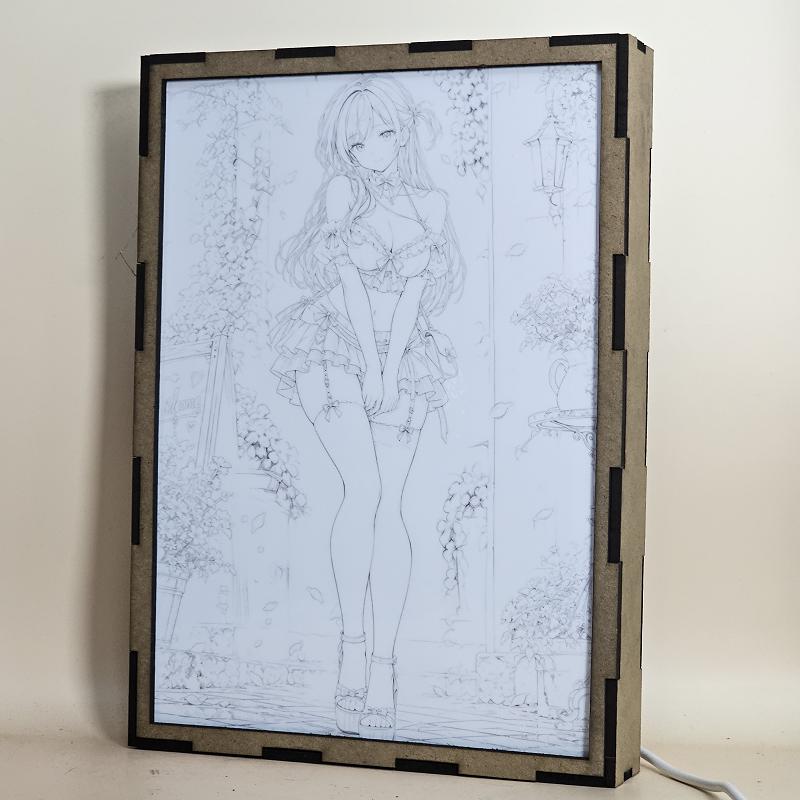 Lámpara LED Chizuru Ichinose - Rent-A-Girlfriend - Jardín Floral - lámpara apagada