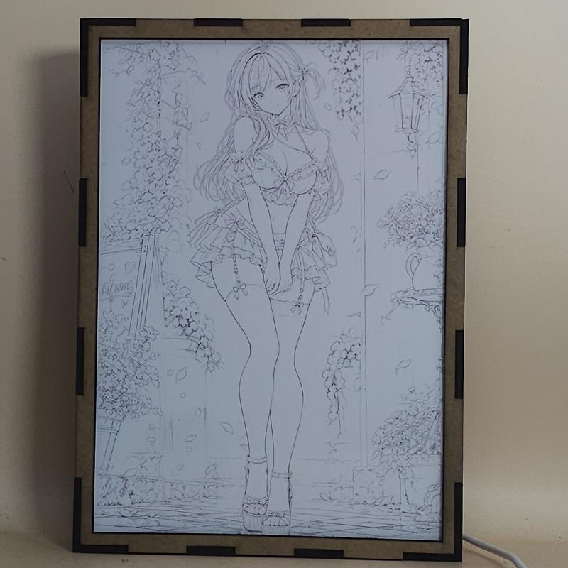 Lámpara LED Chizuru Ichinose - Rent-A-Girlfriend - Jardín Floral - lámpara apagada