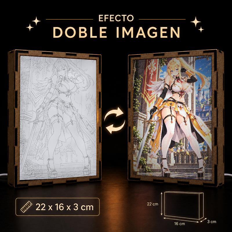Lámpara LED Darkness - Konosuba - Caballera del Castillo - producto AnimeWaifu