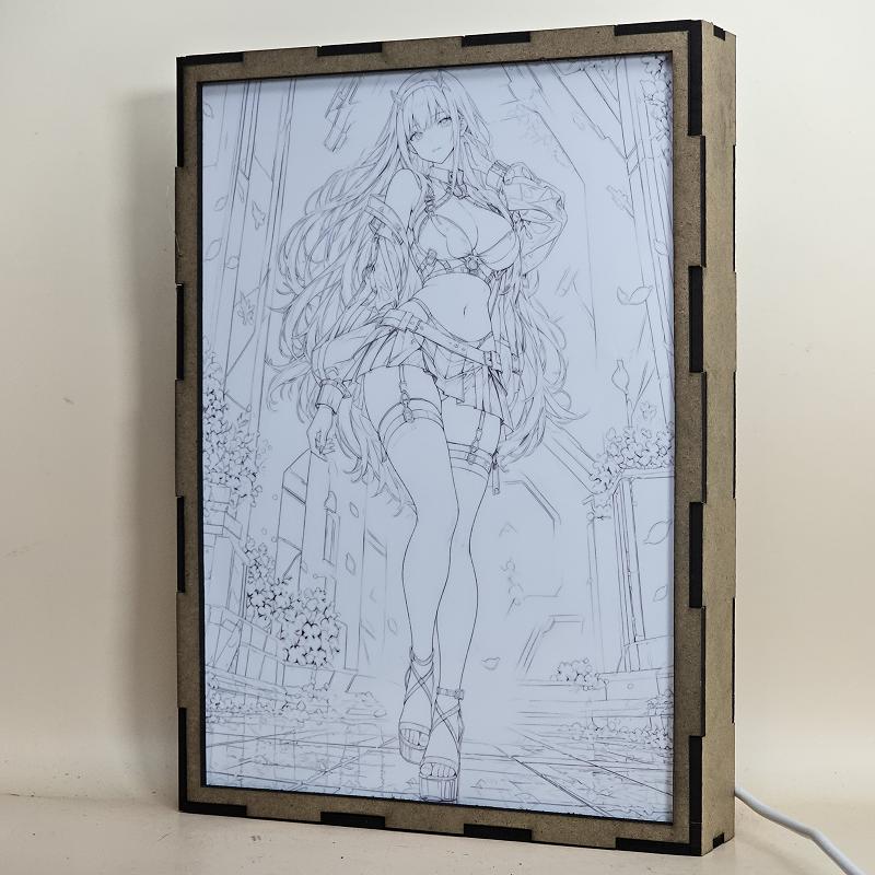 Lámpara LED Zero Two - Darling in the Franxx - Jardín Carmesí - lámpara apagada