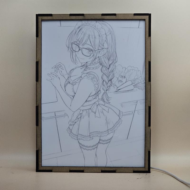 Lámpara LED Chizuru Mizuhara Maid Cocinando - Rent-A-Girlfriend - imagen de galería