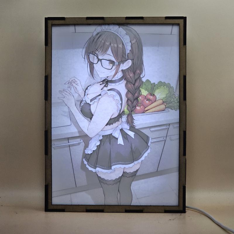 Lámpara LED Chizuru Mizuhara Maid Cocinando - Rent-A-Girlfriend - imagen de galería