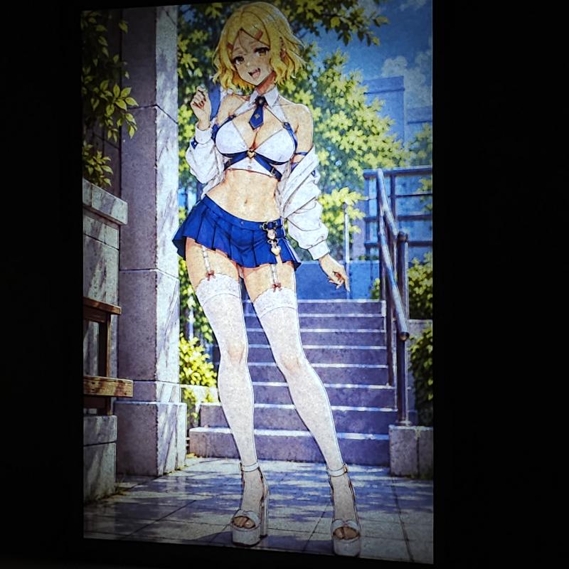Lámpara LED Sakura – Nagatoro – Escaleras del Jardín - lámpara encendida
