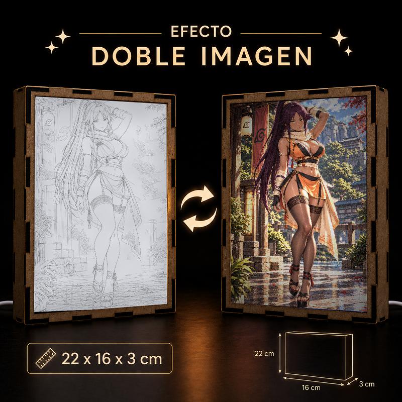 Lámpara LED Yoruichi Shihouin - Bleach - Aldea de Otoño - producto AnimeWaifu