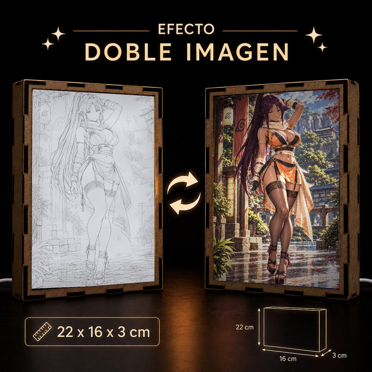 Lámpara LED Yoruichi Shihouin - Bleach - Aldea de Otoño - producto AnimeWaifu
