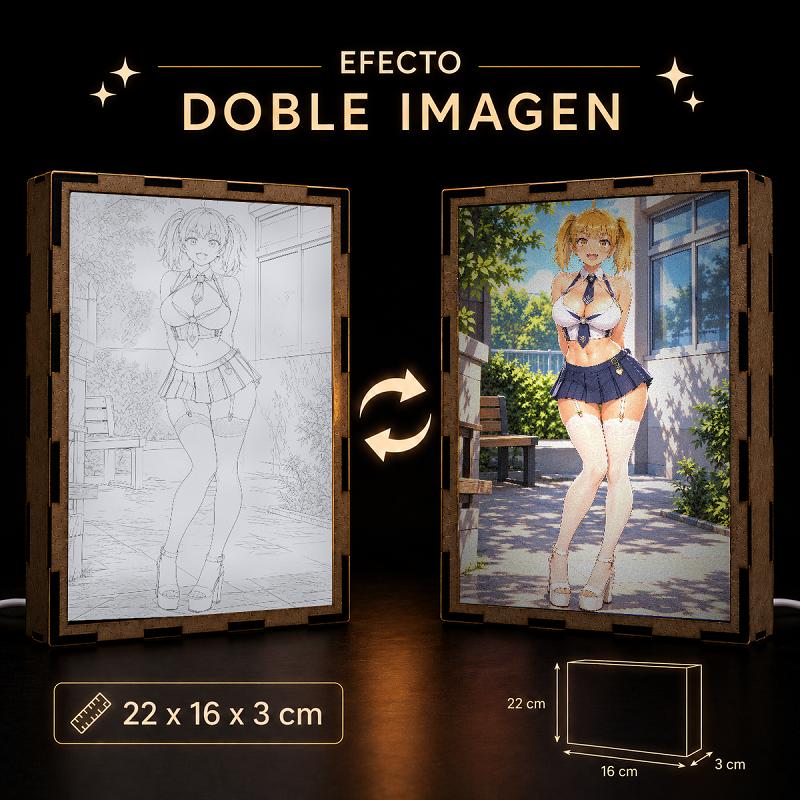 Lámpara LED Yoshi – Nagatoro – Patio Escolar y Coletas - producto AnimeWaifu