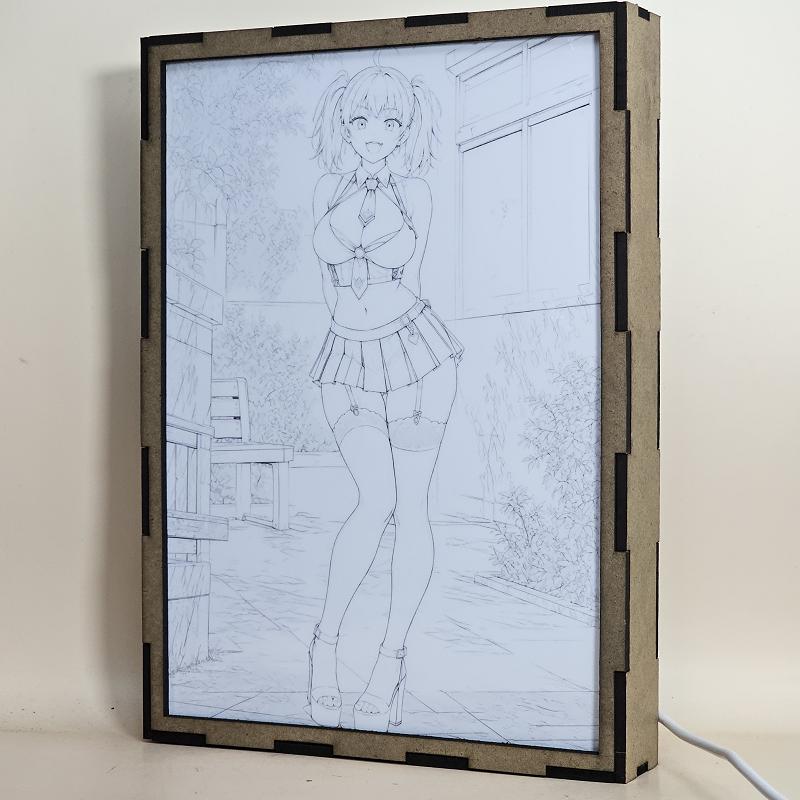 Lámpara LED Yoshi – Nagatoro – Patio Escolar y Coletas - lámpara apagada