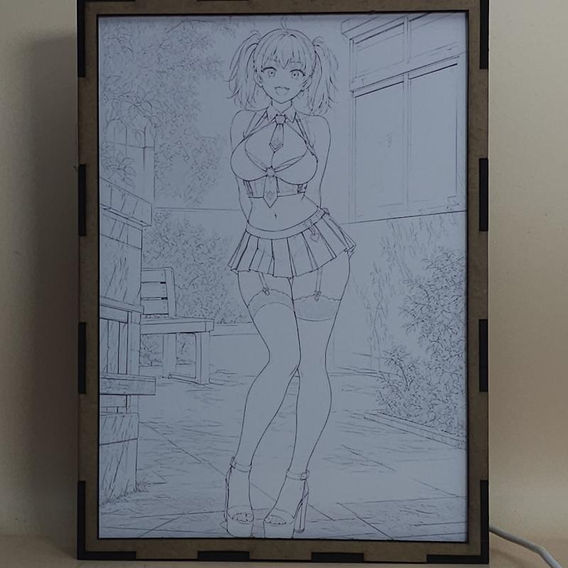 Lámpara LED Yoshi – Nagatoro – Patio Escolar y Coletas - lámpara apagada