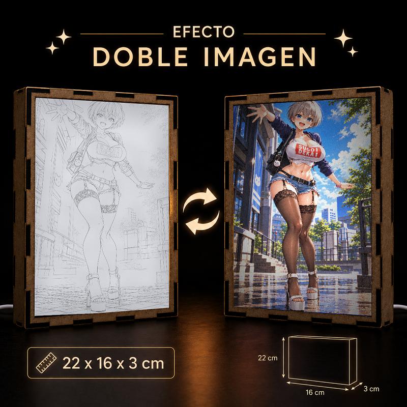 Lámpara LED Hana Uzaki – Uzaki-chan – Sugoi Dekai en la ciudad - producto AnimeWaifu