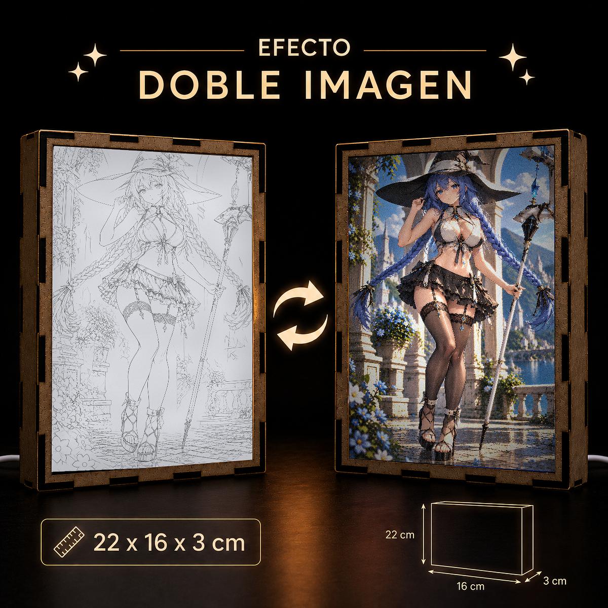 Lámpara LED Roxy Migurdia – Mushoku Tensei – Jardín Mágico - producto AnimeWaifu