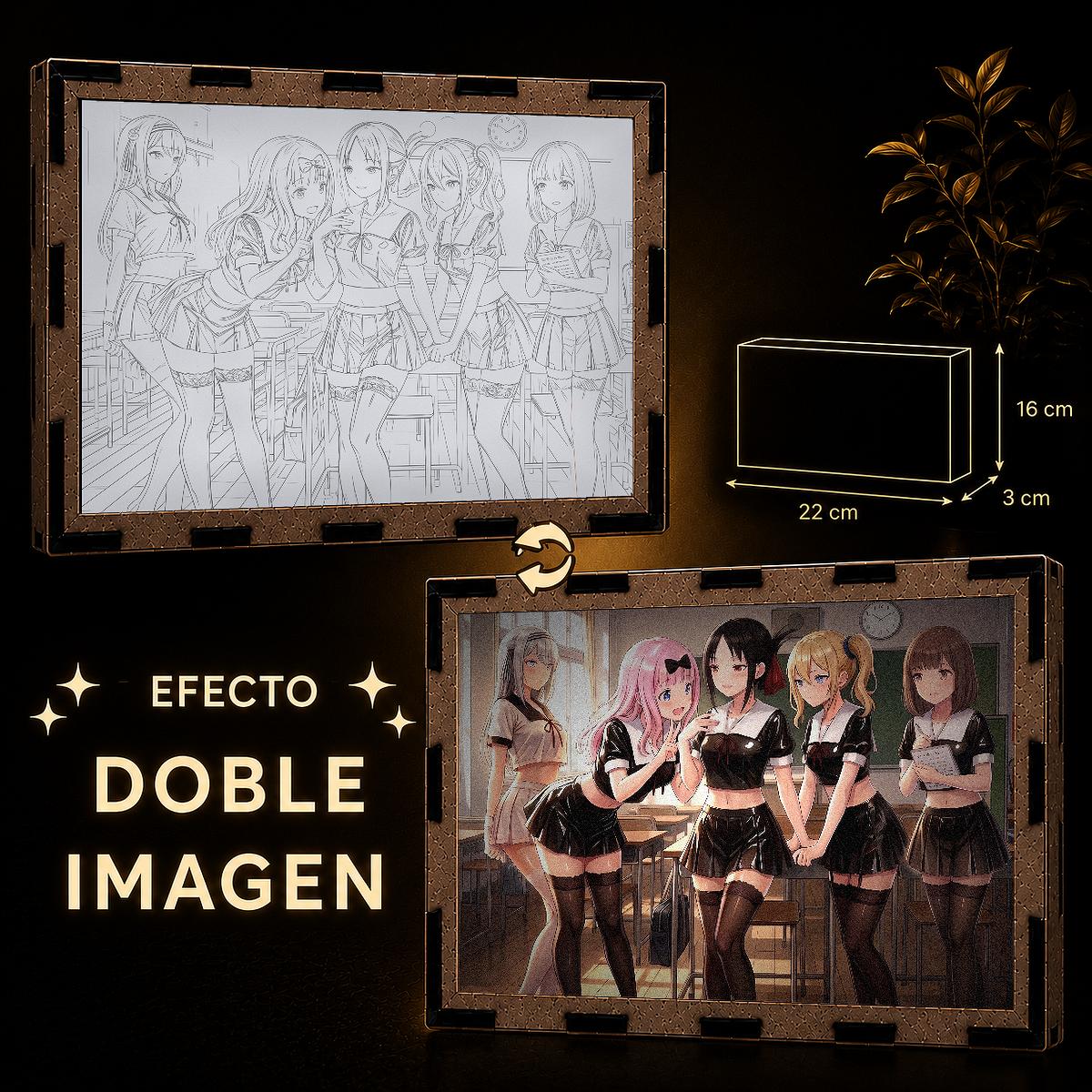 Lámpara LED Kaguya-sama - Kaguya, Miko, Chika, Ai y Kei - producto AnimeWaifu