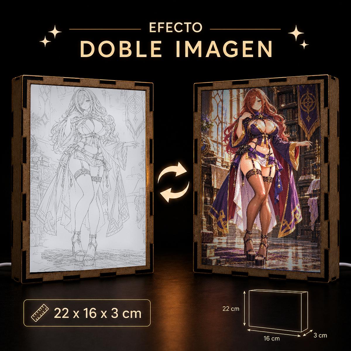 Lámpara LED Wiz – KonoSuba – Biblioteca Arcana - producto AnimeWaifu