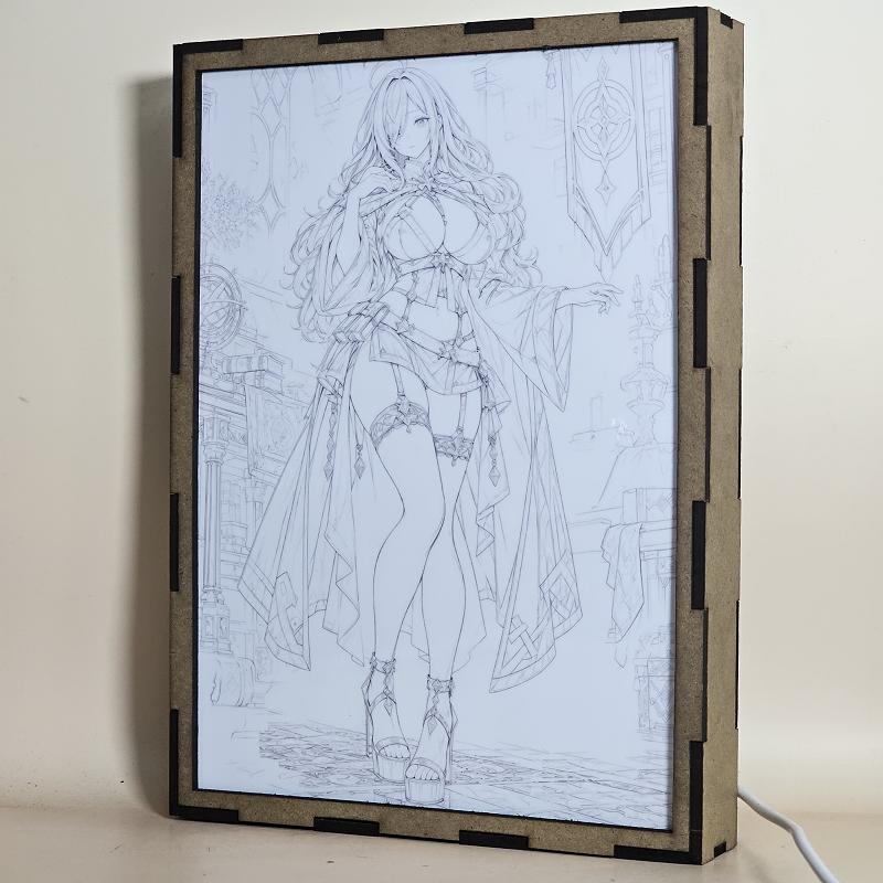 Lámpara LED Wiz – KonoSuba – Biblioteca Arcana - lámpara apagada