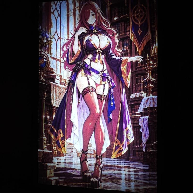 Lámpara LED Wiz – KonoSuba – Biblioteca Arcana - lámpara encendida