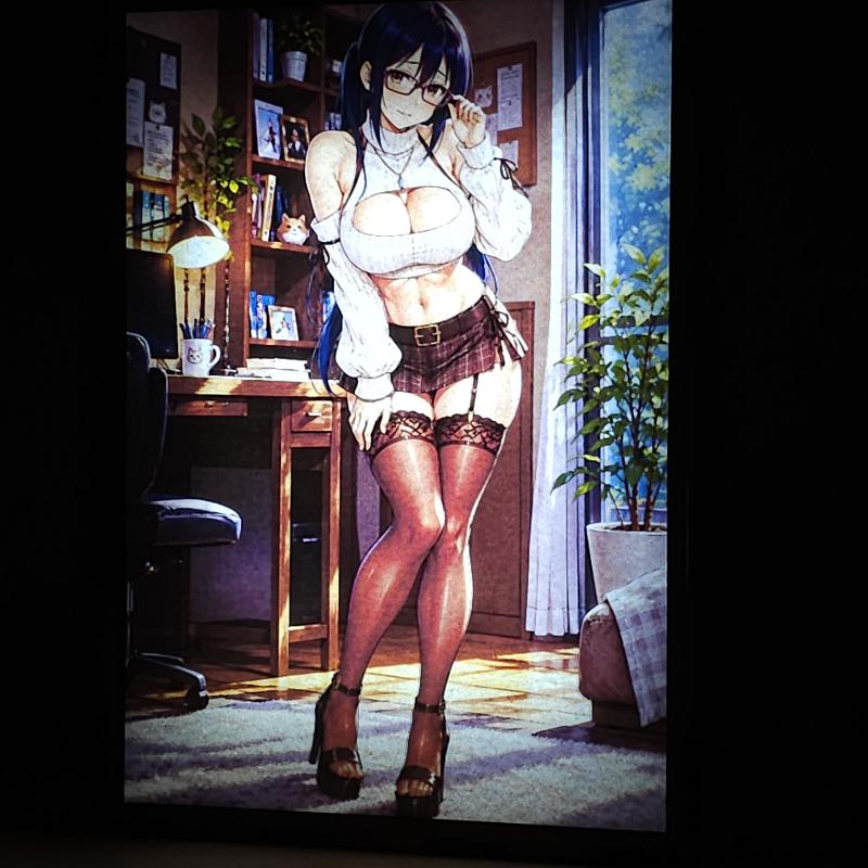 Lámpara LED Ami Asa - Uzaki-chan wa Asobitai! - Gafas y despacho - lámpara encendida