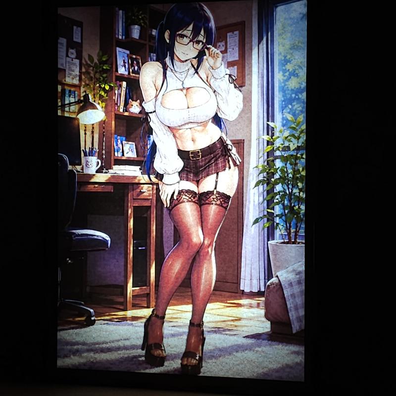 Lámpara LED Ami Asa - Uzaki-chan wa Asobitai! - Gafas y despacho - lámpara encendida