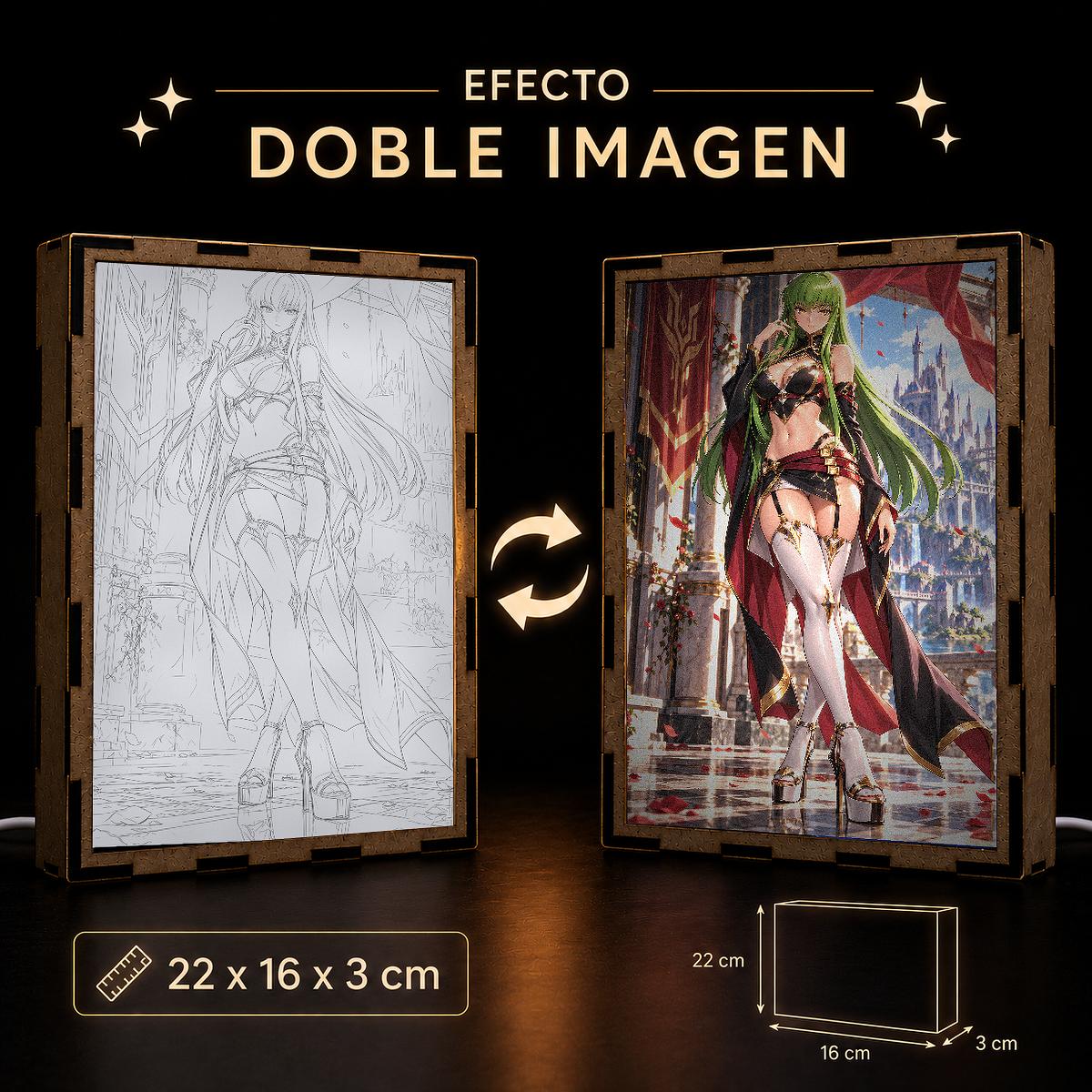 Lámpara LED C.C. - Code Geass - Palacio de rosas - producto AnimeWaifu