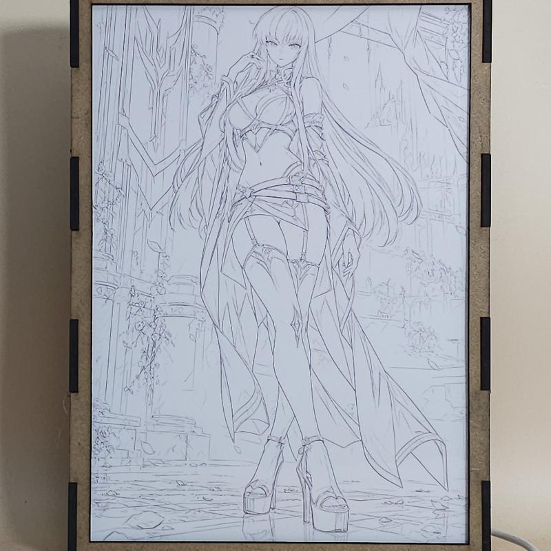 Lámpara LED C.C. - Code Geass - Palacio de rosas - lámpara apagada