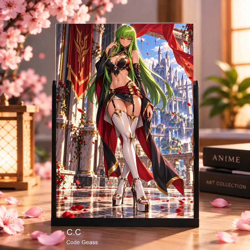 Expositor 3D C.C. Code Geass - Castillo y capa negra - producto AnimeWaifu