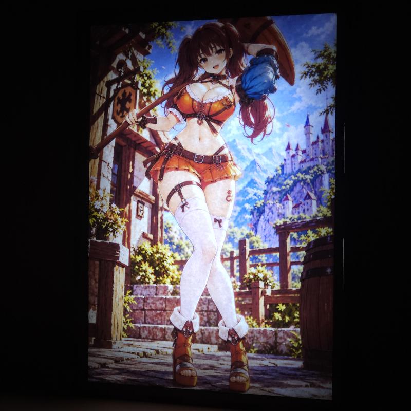 Lámpara LED Diane - Nanatsu no Taizai - Hacha en el pueblo - lámpara encendida