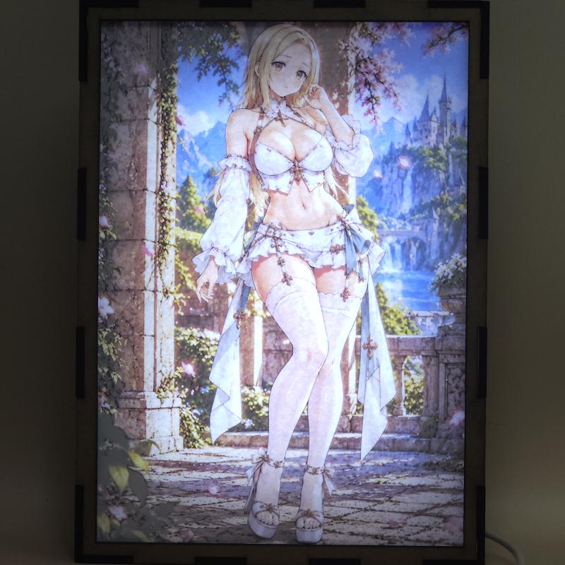 Lámpara LED Elaine - Nanatsu no Taizai - Jardín del castillo - lámpara encendida con luz ambiente