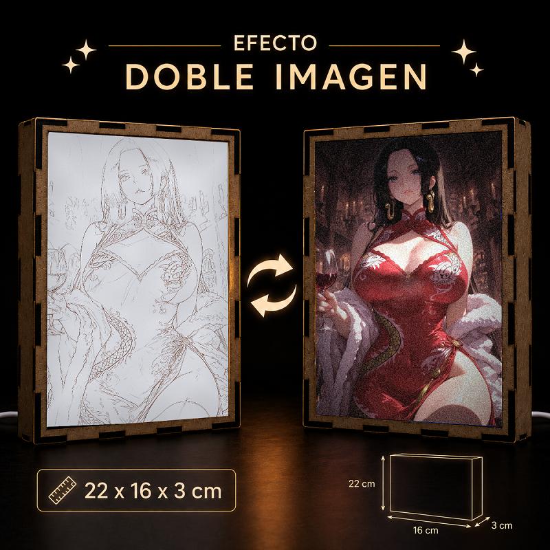 Lámpara LED Boa Hancock - One Piece - producto AnimeWaifu