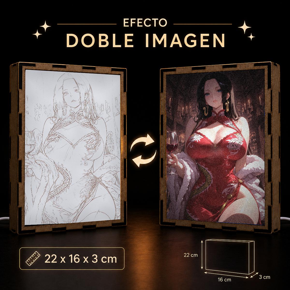 Lámpara LED Boa Hancock - One Piece - producto AnimeWaifu