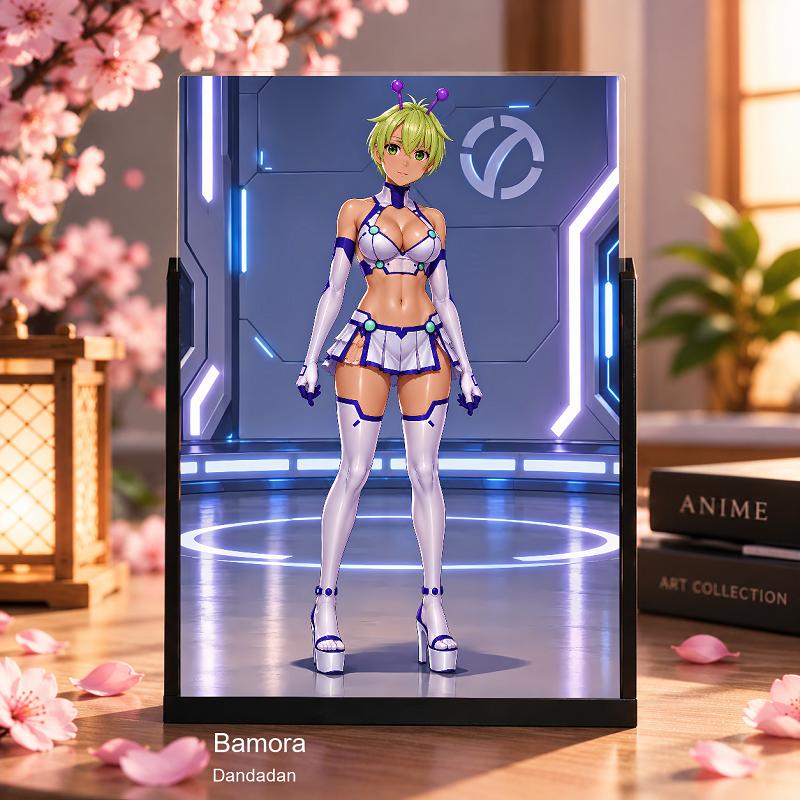 Expositor 3D Bamora Dandadan - Traje espacial futurista - producto AnimeWaifu