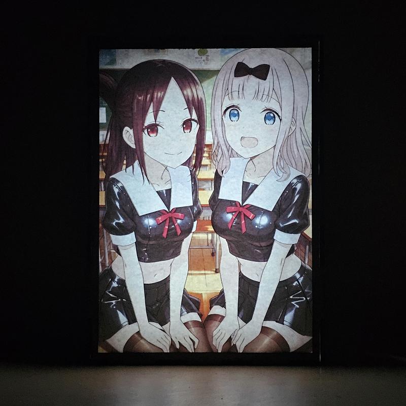 Lámpara LED Kaguya Shinomiya y Chika Fujiwara - Kaguya-sama: Love is War - imagen de galería