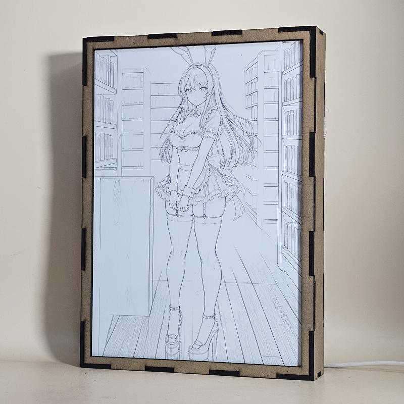 Lámpara LED Mai Sakurajima – Rascal Does Not Dream of Bunny Girl Senpai - lámpara apagada
