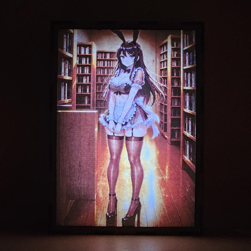 Lámpara LED Mai Sakurajima – Rascal Does Not Dream of Bunny Girl Senpai - lámpara encendida