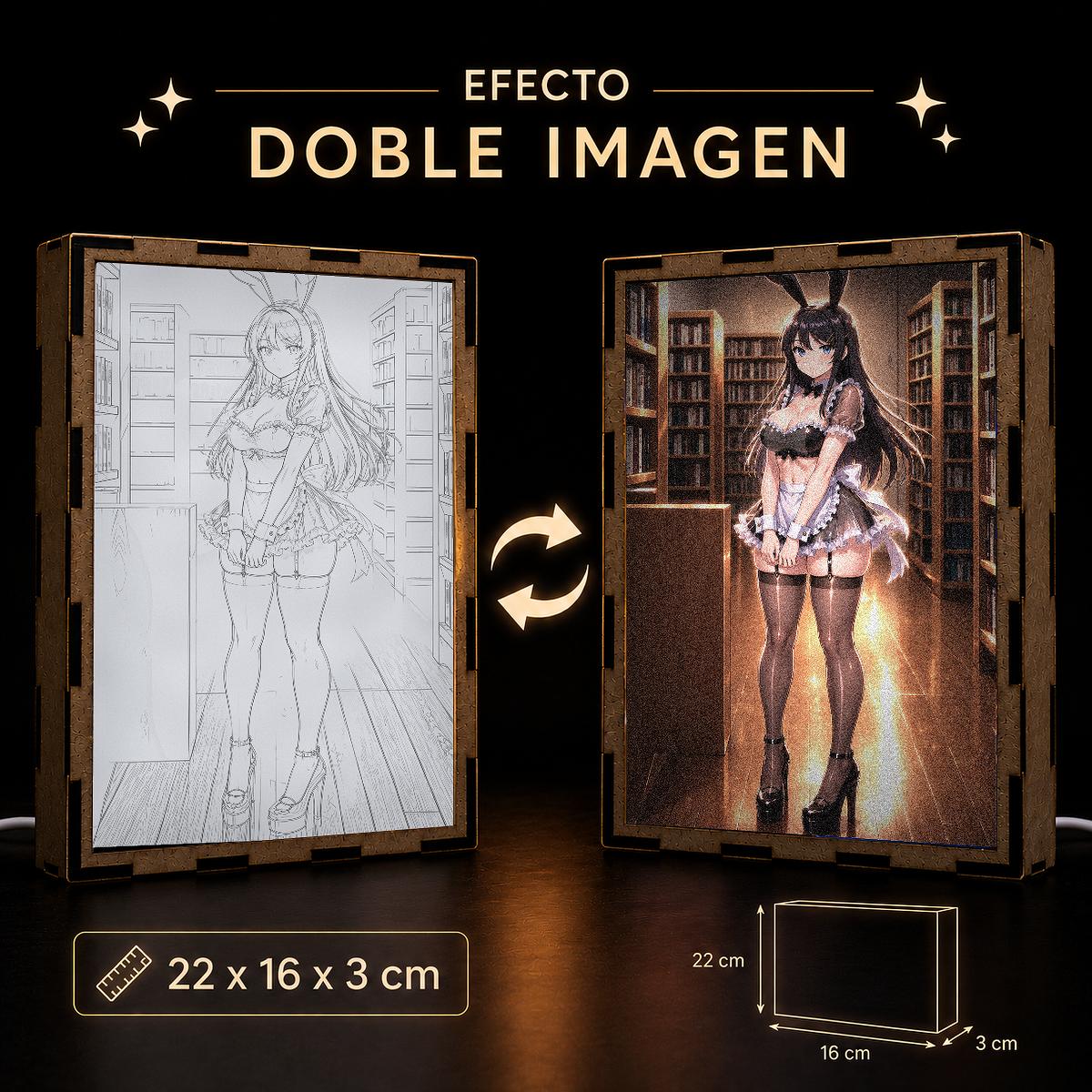 Lámpara LED Mai Sakurajima – Rascal Does Not Dream of Bunny Girl Senpai - producto AnimeWaifu