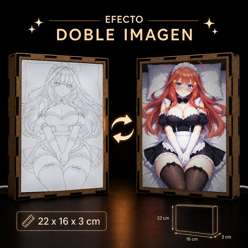 Lámpara LED Itsuki Nakano - Las Quintillizas - producto AnimeWaifu
