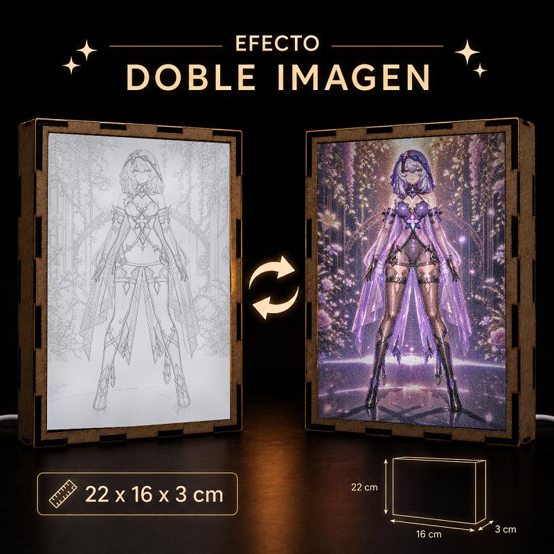 Lámpara LED Black Swan – Honkai: Star Rail - producto AnimeWaifu
