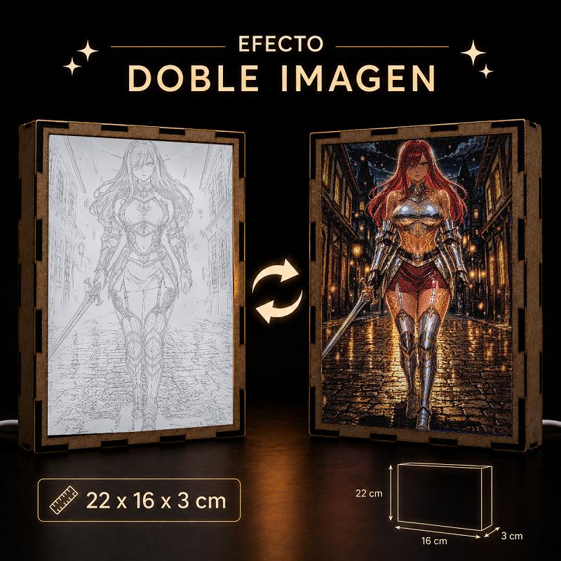 Lámpara Erza Scarlet – Fairy Tail - producto AnimeWaifu