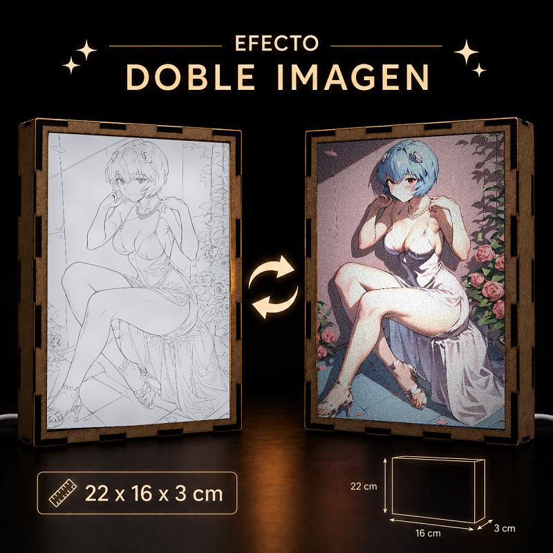 Lámpara Rei Ayanami – Neon Genesis Evangelion - producto AnimeWaifu