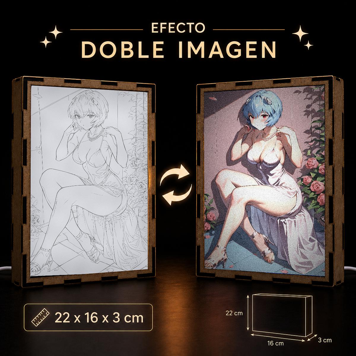 Lámpara Rei Ayanami – Neon Genesis Evangelion - producto AnimeWaifu
