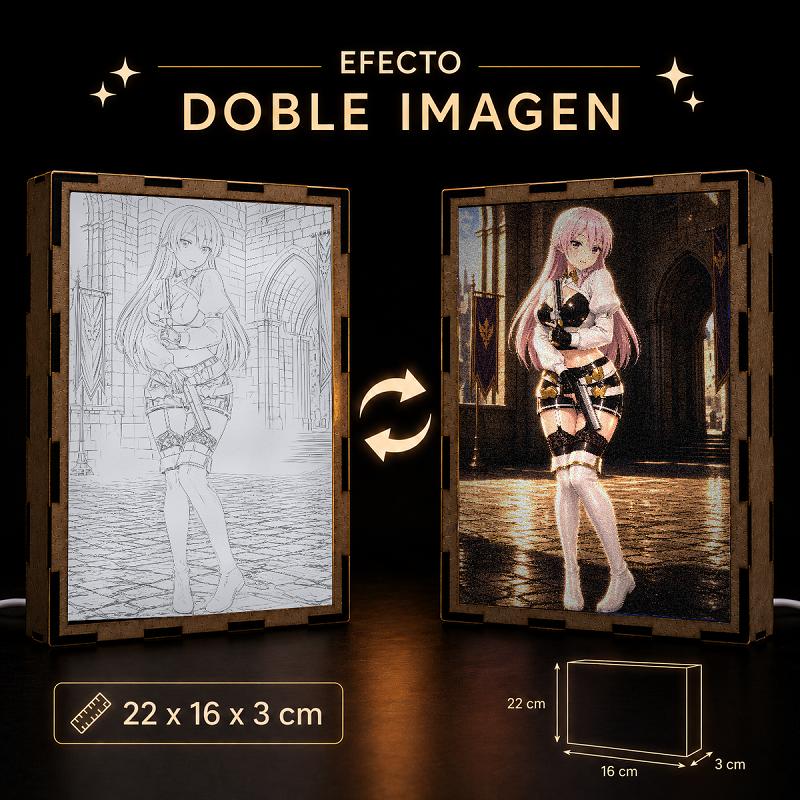 Lámpara Luna Heela - La mazmorra oculta a la que solo yo puedo entrar - producto AnimeWaifu