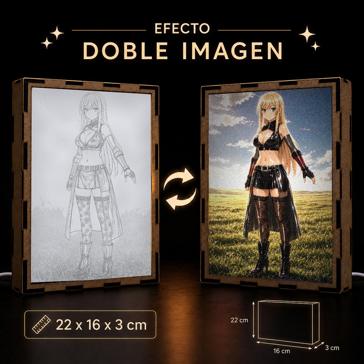 Lámpara Leila Overlock - La mazmorra oculta a la que solo yo puedo entrar - producto AnimeWaifu